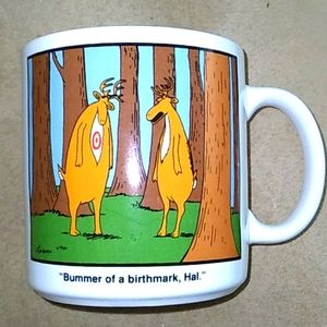 The Far Side Coffee mug.."Bummer of a birthmark Al